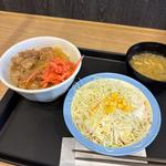 牛めしランチセット並(松屋 渋谷清水橋店 )