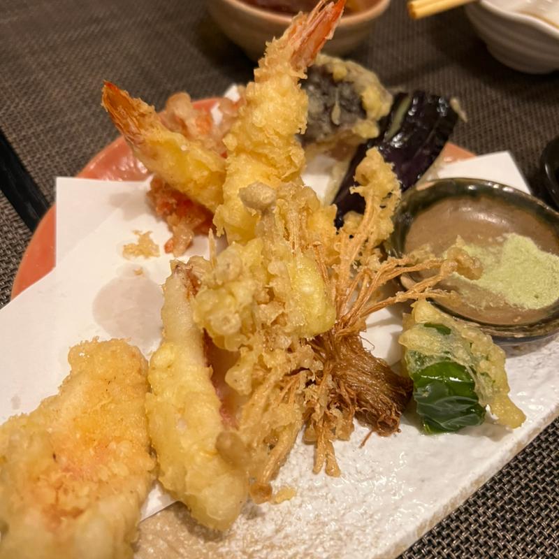 天ぷら盛り合わせ(あじわい処 あかぎ )