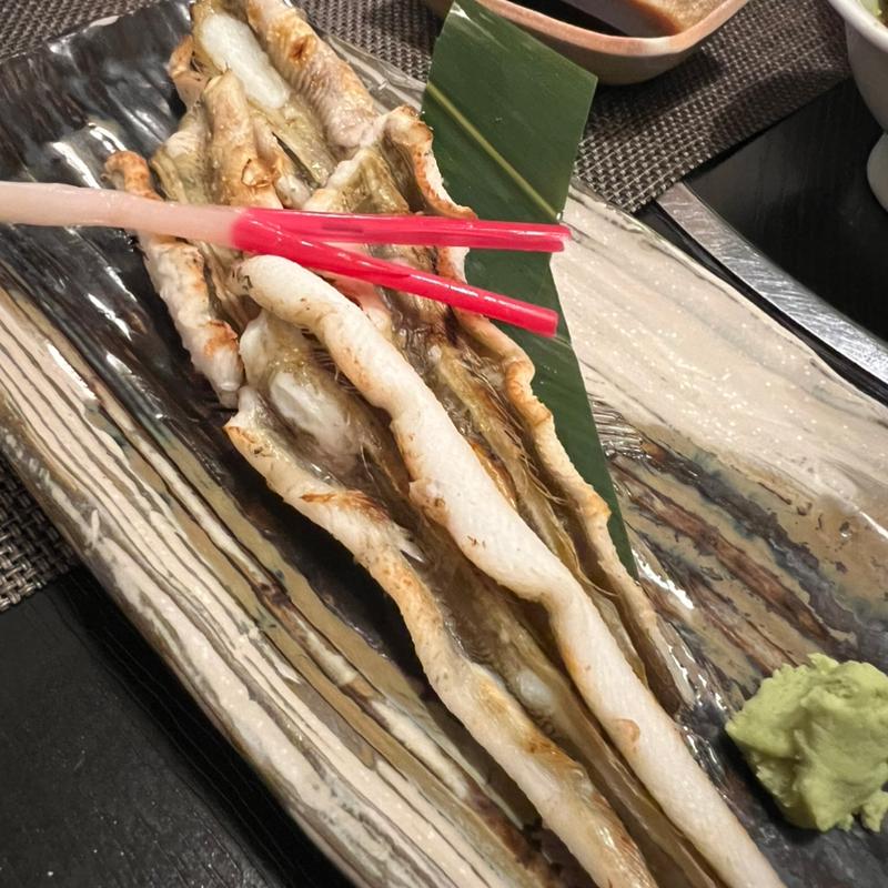 穴子の白焼き(あじわい処 あかぎ )