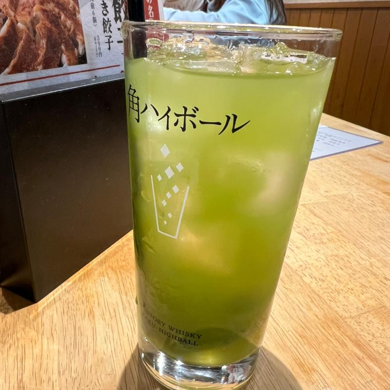 緑茶ハイ(居酒屋永源)