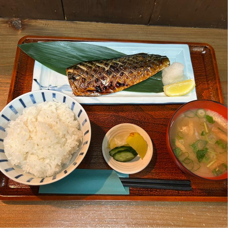 塩サバ+ご飯セット(美味小家 （ウマゴヤ）)