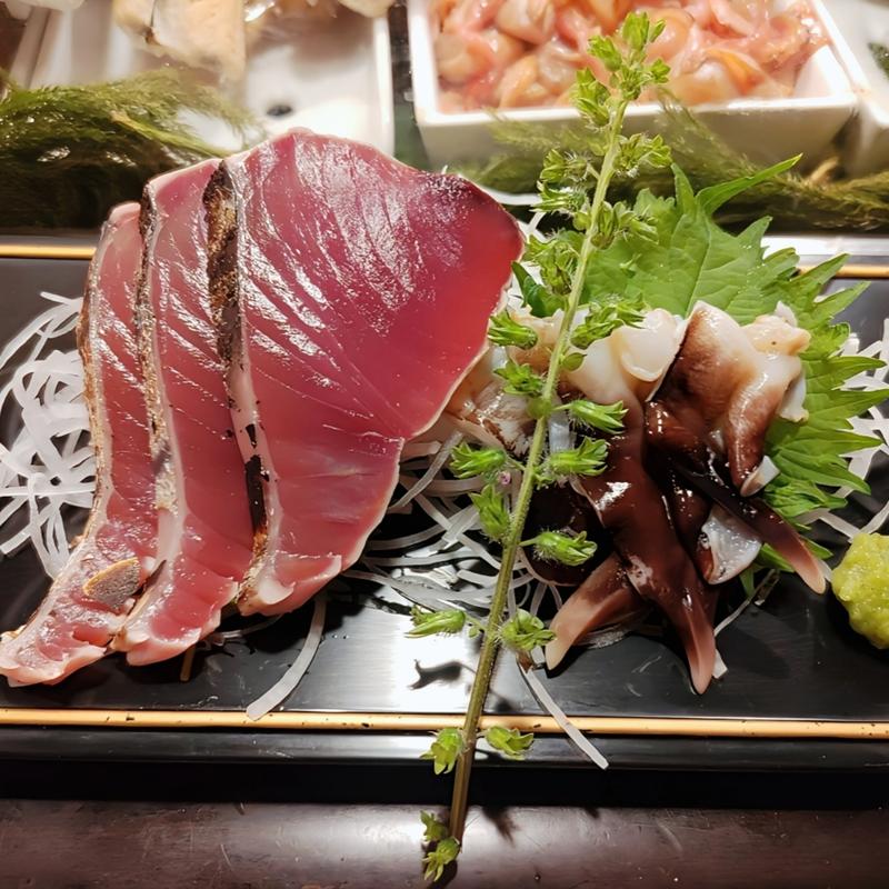 カツオの刺身(銀座 寿司周)