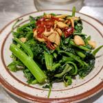 空芯菜と青菜の炒め(ネオ町中華AMPM)