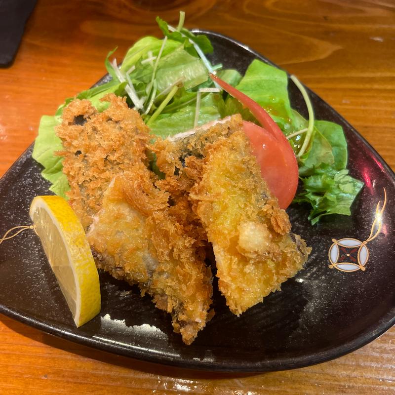 アジフライ　ハーフ(美酒食彩 郷)