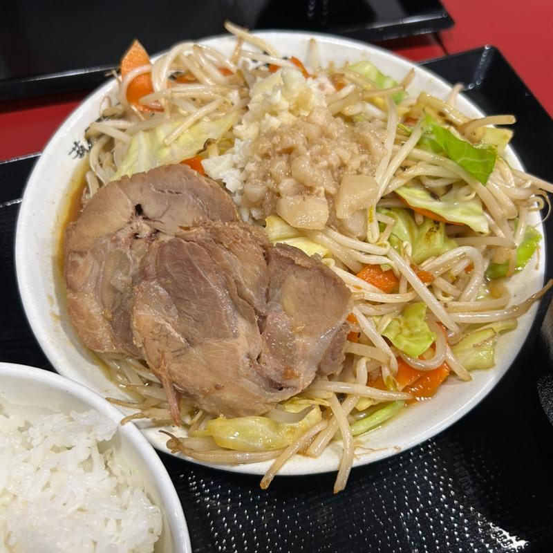 野菜炒め　醤油　肉増し　野菜増し増し(野菜炒め専門店 ベジ家 川口駅前店)