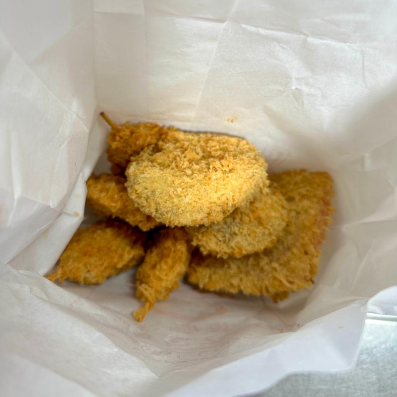 手造りコロッケ、手造り串カツ、ハムカツ(肉の山平屋 )