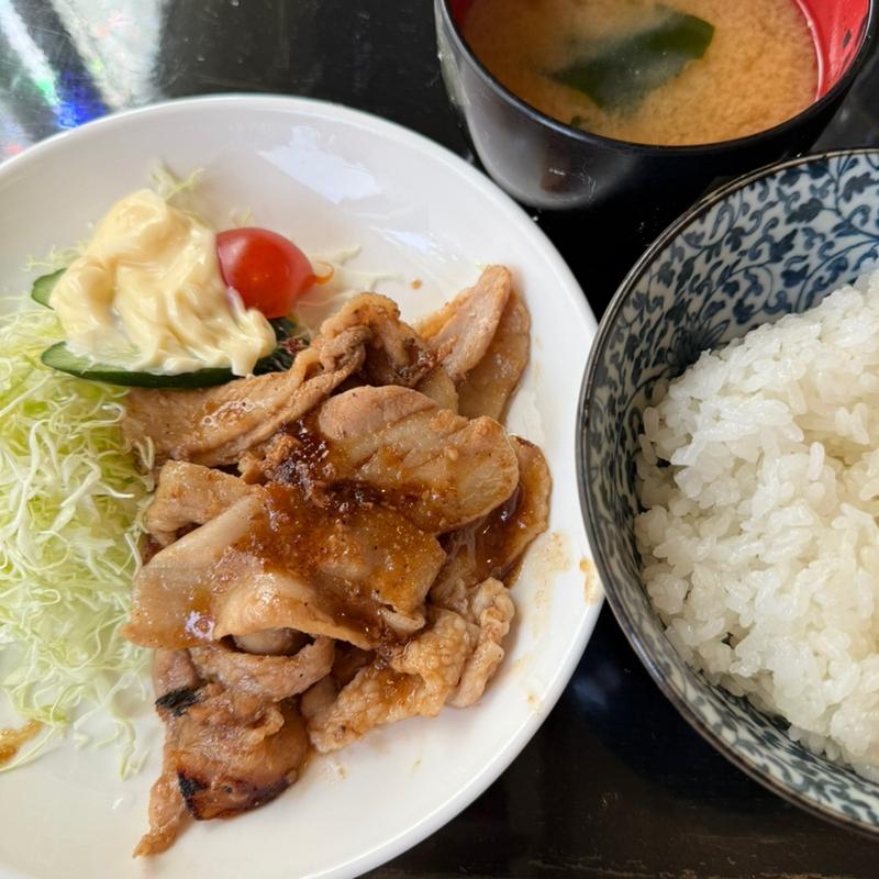 豚バラしょうが焼(家庭料理ふくや)