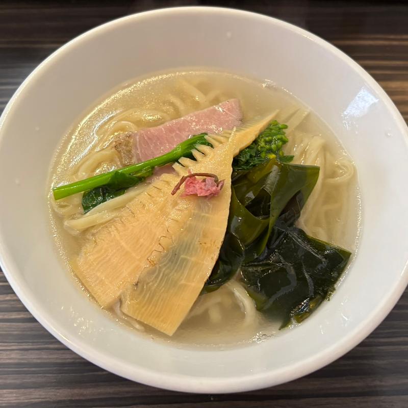 鯛塩そば(志奈そば 田なか )