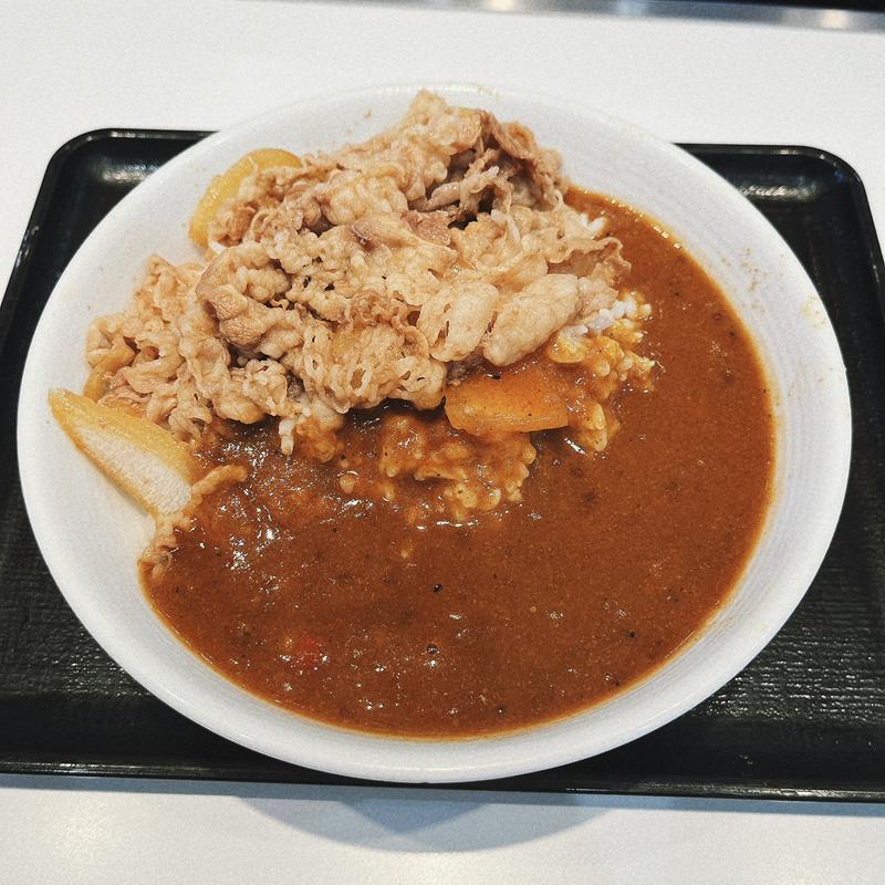 肉だく牛魯珈カレー【期間限定】(吉野家 四条東洞院店 )