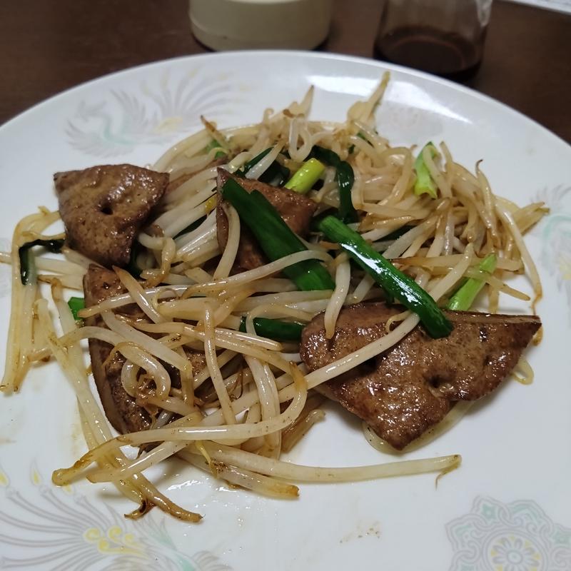 あっさり塩味レバニラ(居酒屋 将軍)