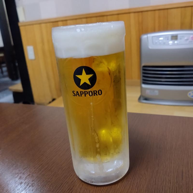 生ビール(居酒屋 将軍)