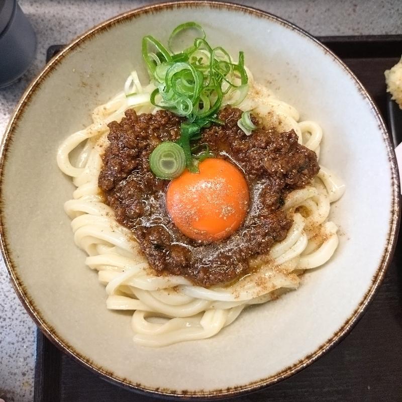 シビ辛麻辣釜玉(讃岐ブルース 飯田橋)
