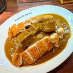 カツカレーにゴロゴロ肉トッピング(ヴァスコ・ダ・ガマ 北園町店)