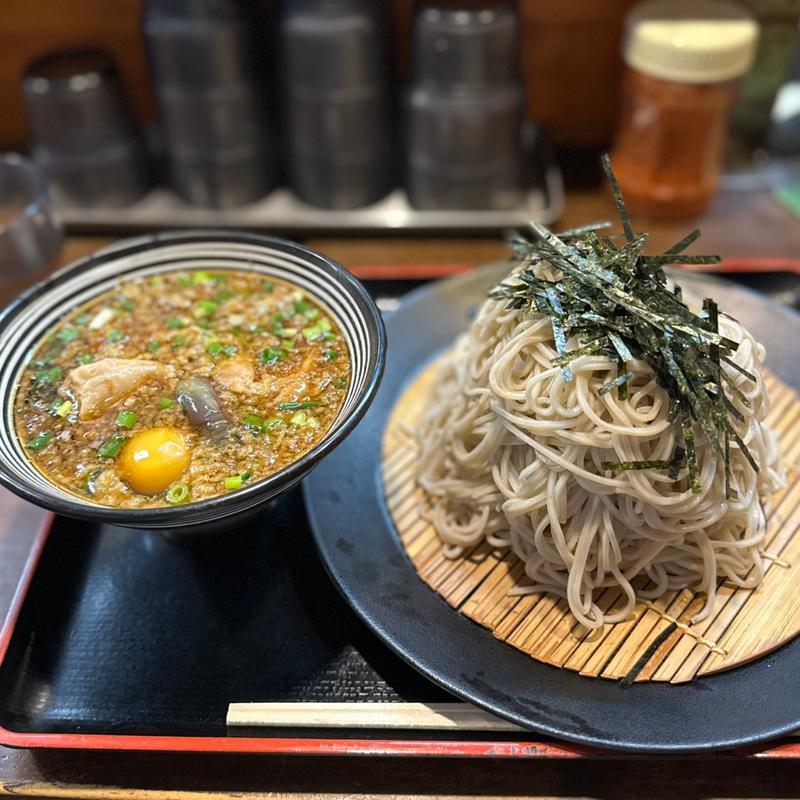 鶏ざる黒(ざるそば屋)