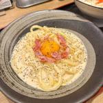 カルボナーラうどん