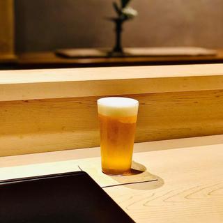 ドラフトビール 小(御料理 辻)
