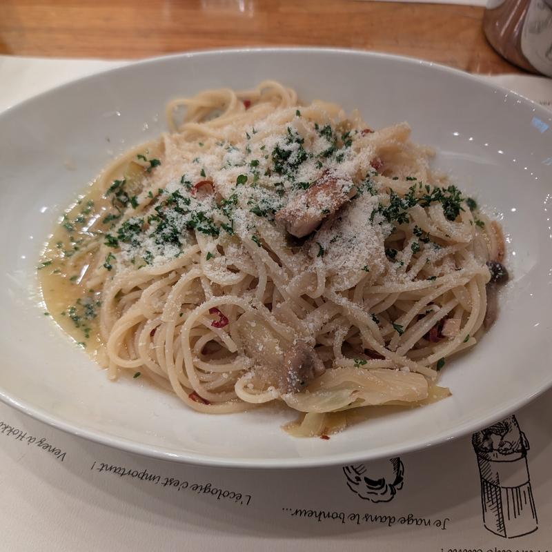 春キャベツのパスタ(ル・プティ・トノー 虎ノ門)