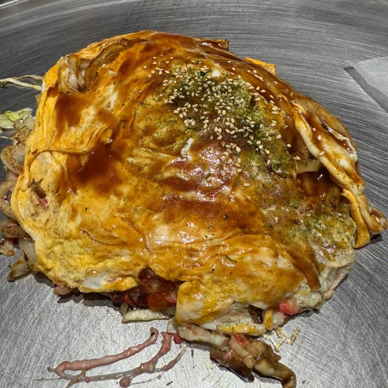 明太チーズうどん(上越高田 鉄板焼居酒屋Jyu2)