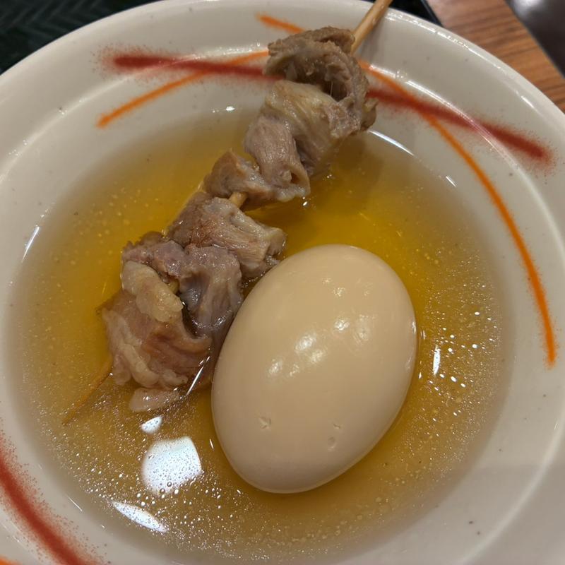 おでん　牛すじ　玉子(はなまるうどん サンライズ蒲田店)