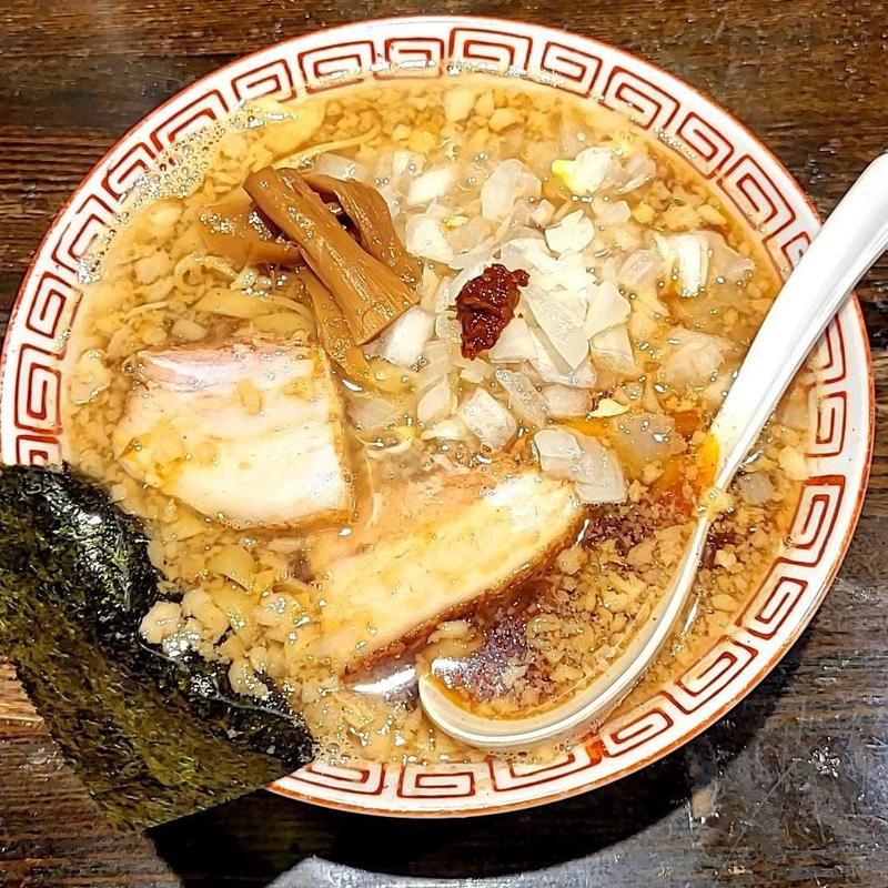 背脂煮干しらーめん(Heart Restaurant 安ざわ家 本店)