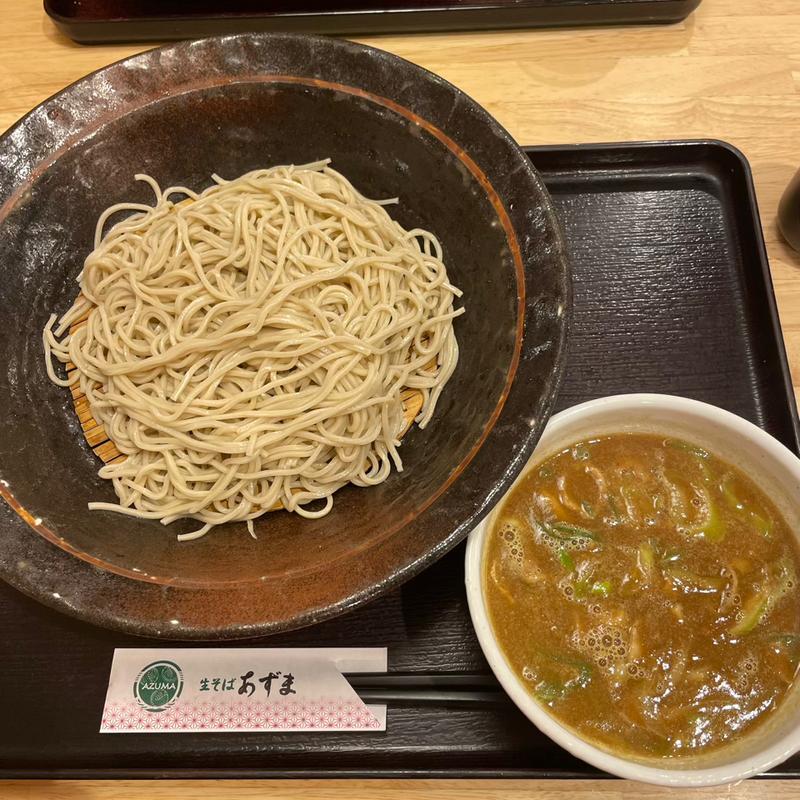 鶏南蛮カレーつけそば(生そば あずま 川島町店)