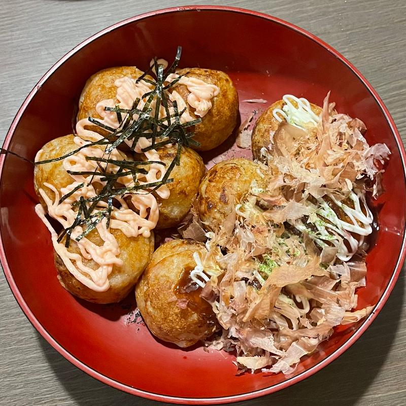 たこ焼きソースマヨと明太マヨ(多幸屋 )