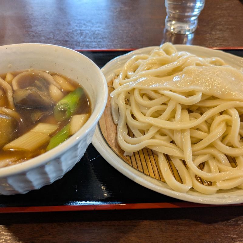肉なす汁うどん(深山うどん)