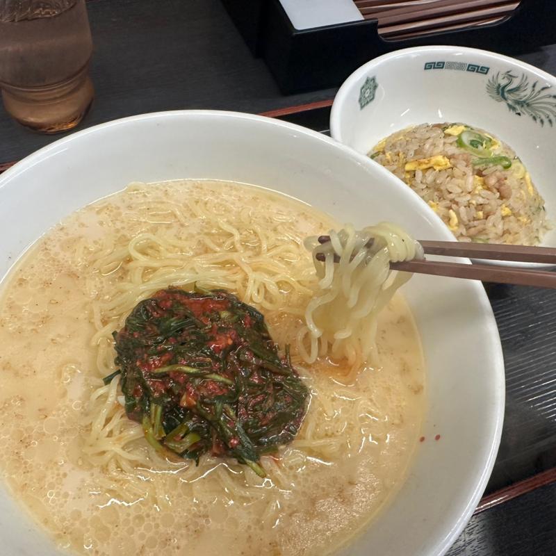 豚骨ニラ南蛮(日高屋 荻窪北口店)