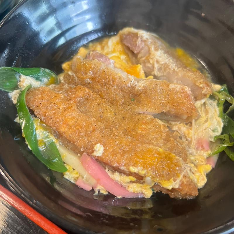 ミニカツ丼(手打ちうどん万渡火（まとび）)