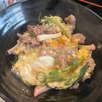 ミニ他人丼(手打ちうどん万渡火（まとび）)