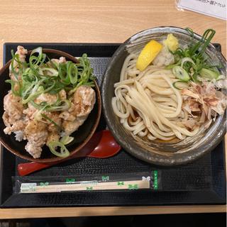 ゆず塩唐揚げ丼セット