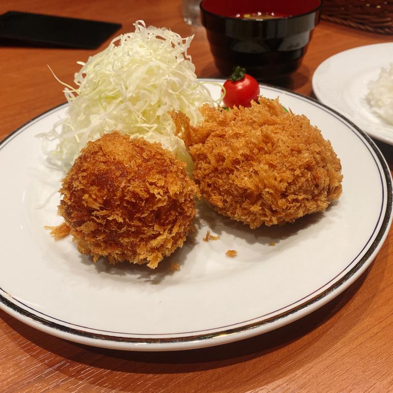 メンチカツ&ポテトコロッケ(目白旬香亭 丸の内)