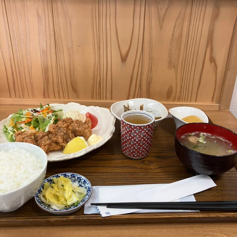唐揚げ定食(レストランKEI)