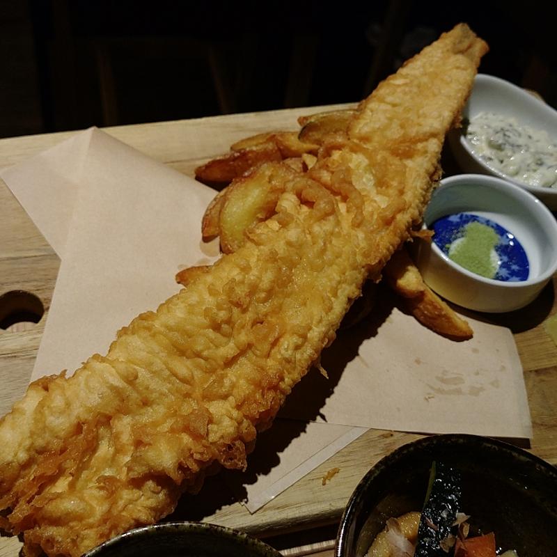 穴子揚げ(スプリングバレーブルワリー 京都)