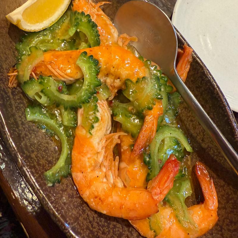 ガーリックゴーヤ＆シュリンプ(分 あじこや 登戸店)