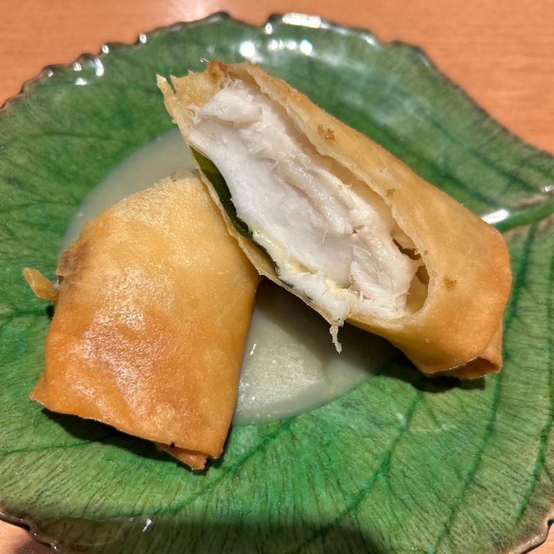 真鯛のチーズ春巻き(ヱビスバー 札幌アピア店 (YEBISU BAR Sapporo Apia))