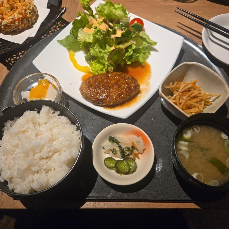 ハンバーグ定食【和風】(ルートイングランティア東海 Spa & Relaxation)