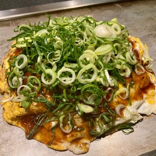 広島風お好み焼き（豚玉）＋生ねぎかけ(テッペン。 )