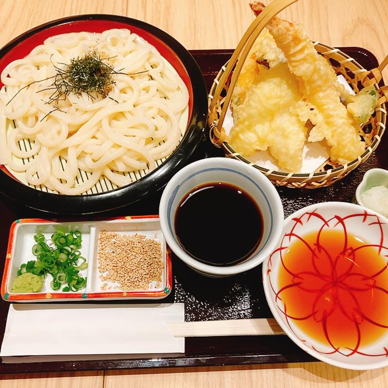 天ざるうどん(ひかり屋 ミナモア広島店)