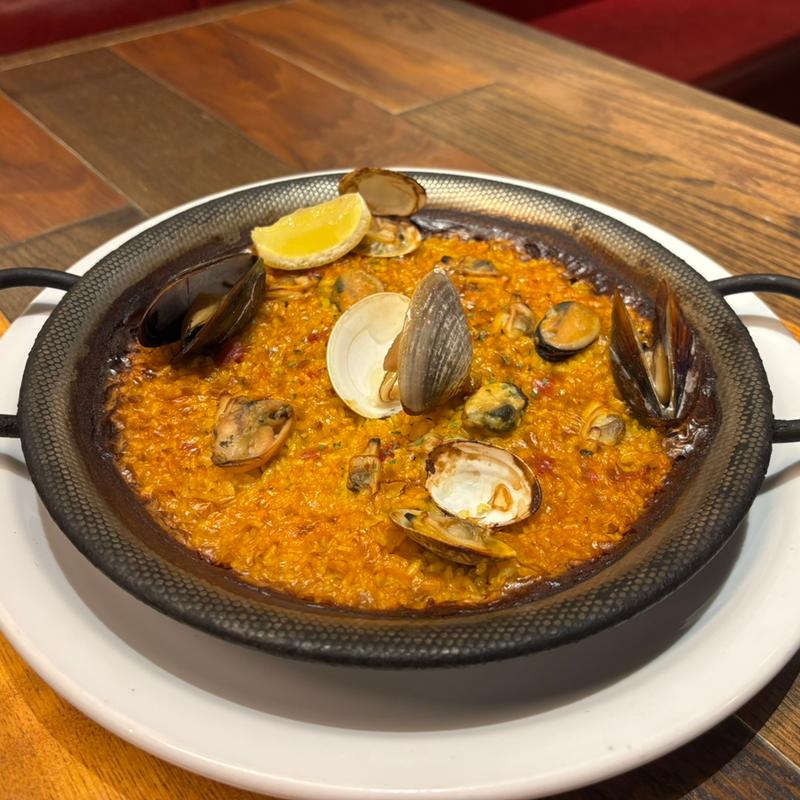 魚介のパエリヤ(Bar Español LA BODEGA 銀座店（バル エスパニョール ラ ボデガ）)
