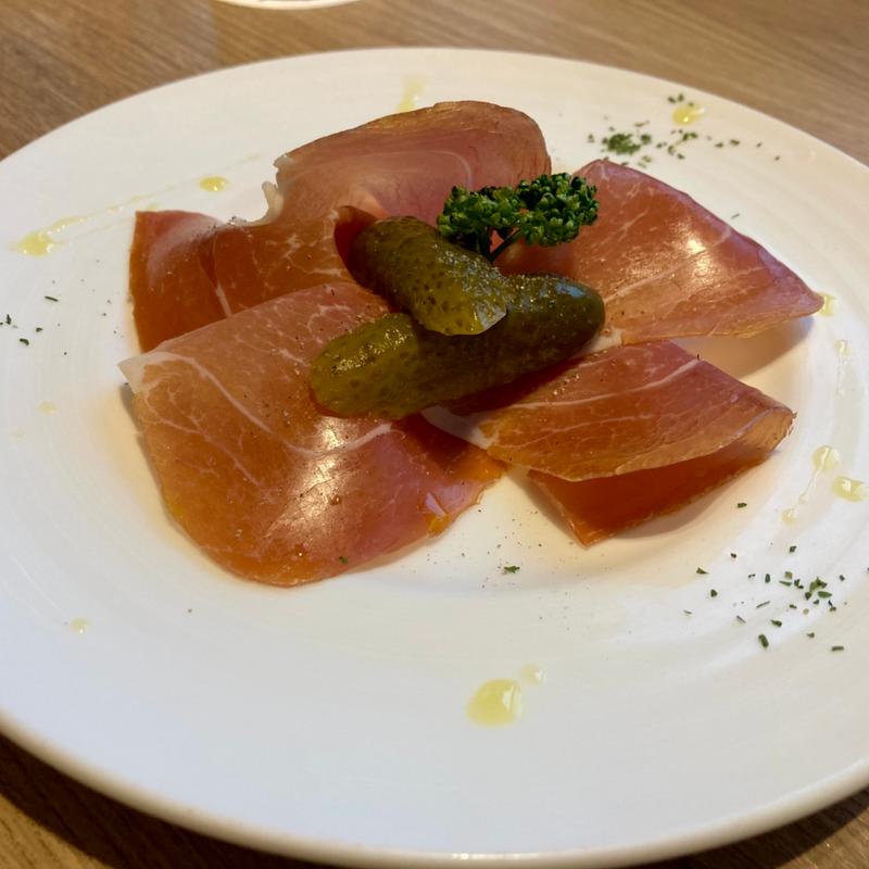 スペイン生ハムハモンセラーノ(世界のビール博物館　 大名古屋ビルヂング店 （セカイノビールハクブツカン）)