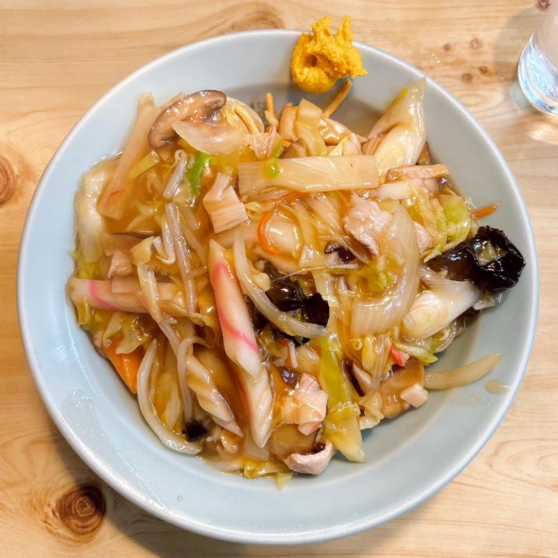 揚げ焼ソバ(自慢亭)