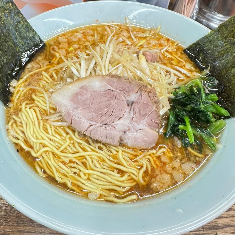 ネギ七味お酢ラーメン(ラーメンショップ椿 厚木店)