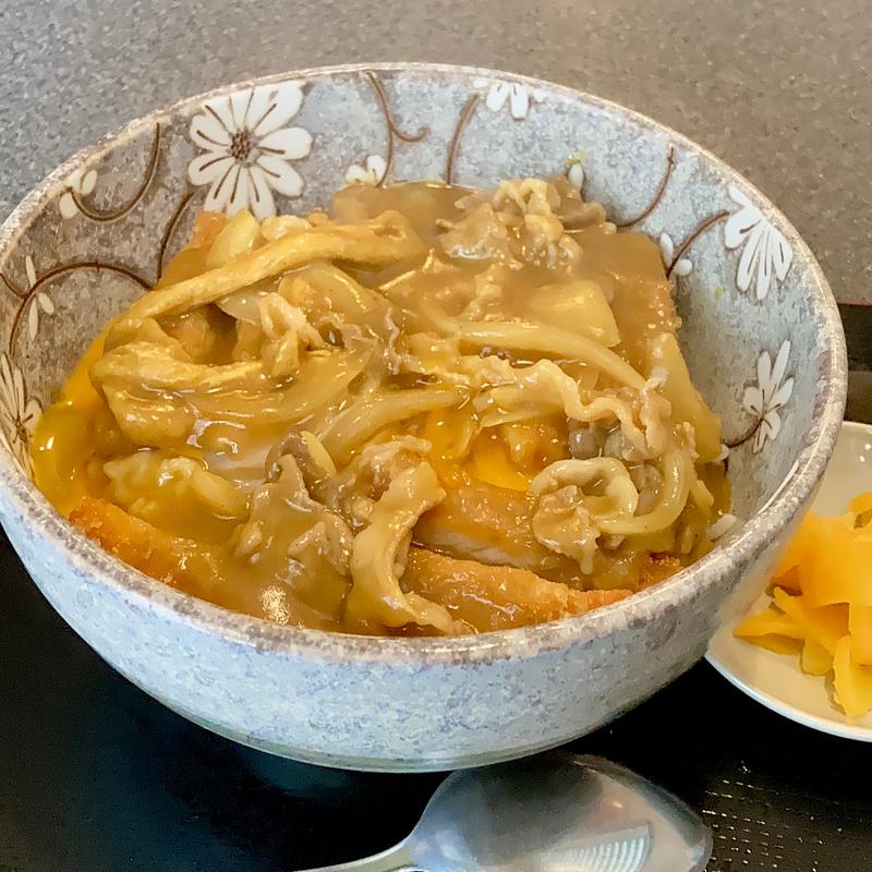 カツカレー丼(そば丸平)