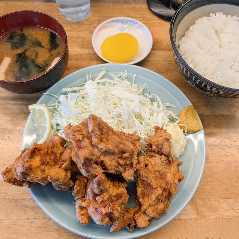 カラアゲ定食(鯉作)
