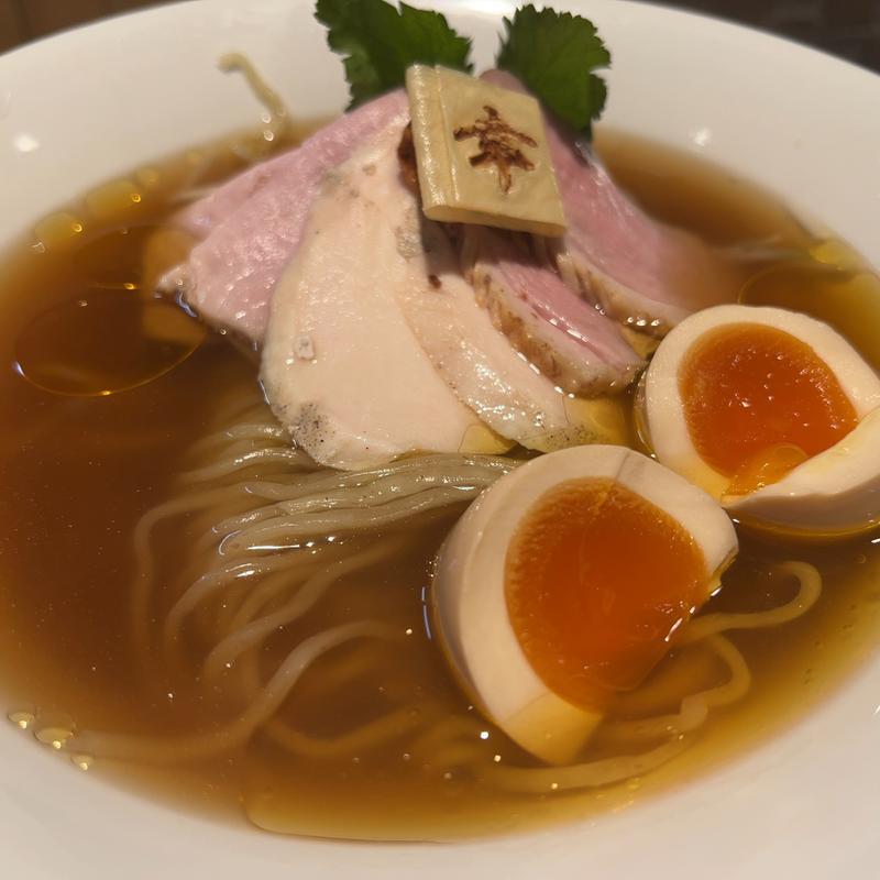 はまぐりだしの醤油らぁめん 特製大盛(中華そば 半蔵製麺)