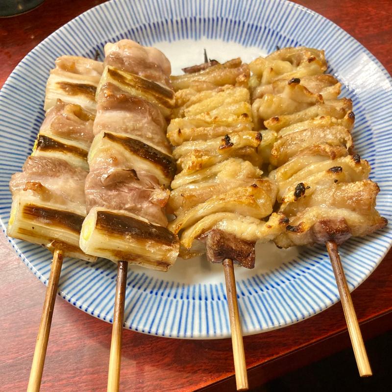 ネギ肉と皮(塩)(野毛末広 （すえひろ）)