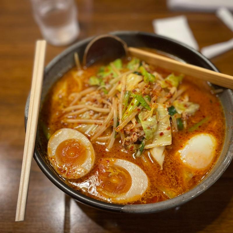 九州味玉こく味噌麺　大盛(九一麺つきみ野店)