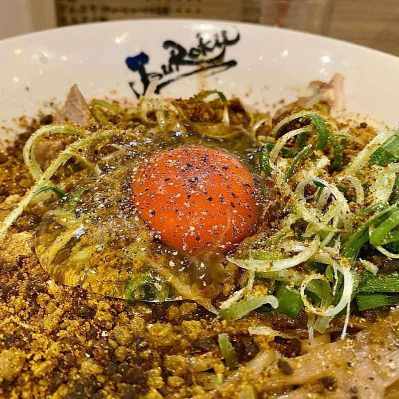 カレー和え麺 ご飯付き(麺屋 丈六)
