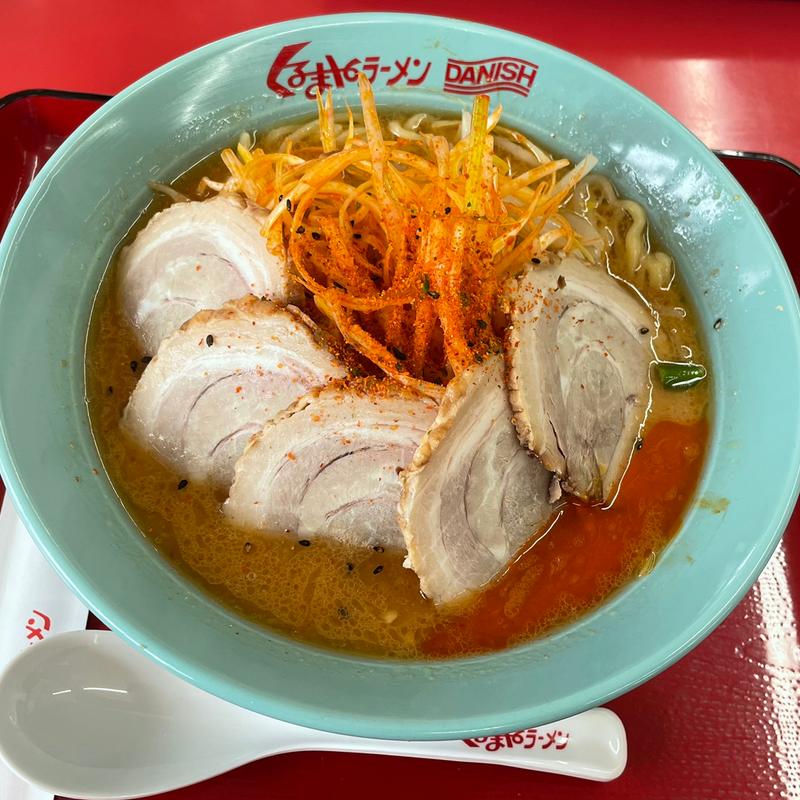 ネギ味噌ラーメン(くるまやラーメン 浦安店)